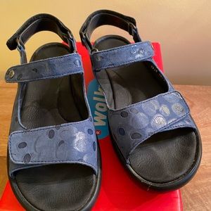 Wolky Navy Sandals